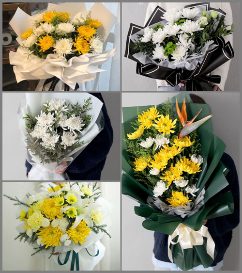 福建福州长乐市鹤上镇环东湖村白事花束代送